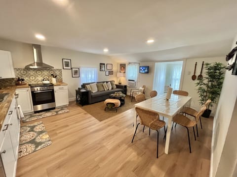 Cozy livingroom with full size sleeper