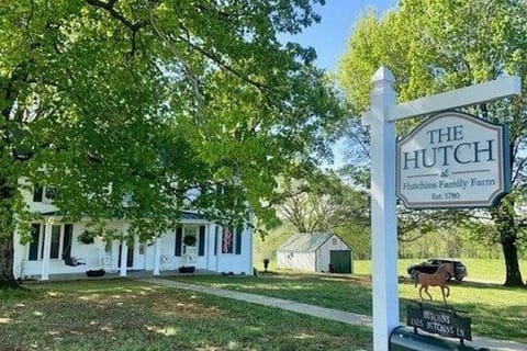 We are located at the end of a one lane country road, surrounded by farmland.