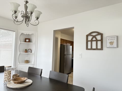 View of Dining into kitchen