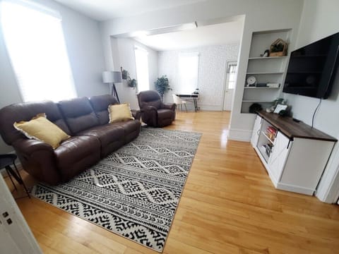 Large and bright living room.