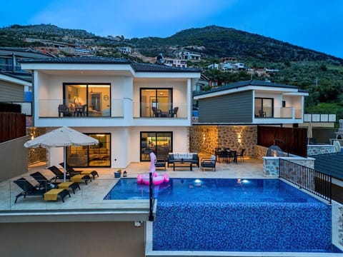 Brand new Villa Lidya in the evening