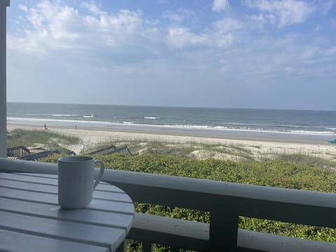 Morning coffee view from the balcony