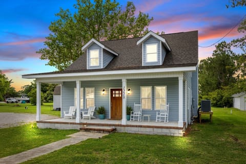 recently renovated home is meticulously designed with a blend of style.