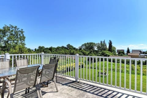 Gallery and backyard