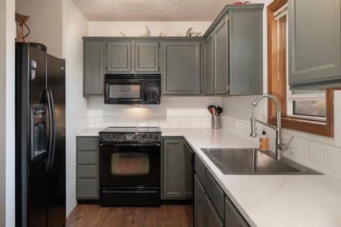 Kitchen with Electric Stove