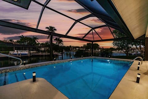 pool and canal view