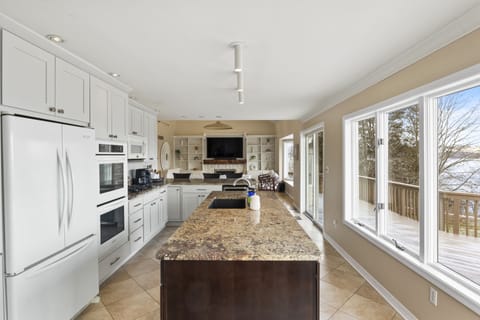 Kitchen with a view! Main floor.