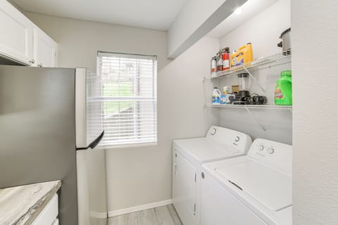 Laundry Area | Washer/Dryer | Trash Bags/Paper Towels