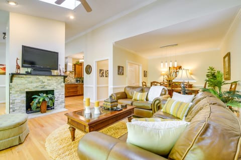 Raleigh Vacation Rental | 3BR | 2.5BA | 2,023 Sq Ft | Stairs Required