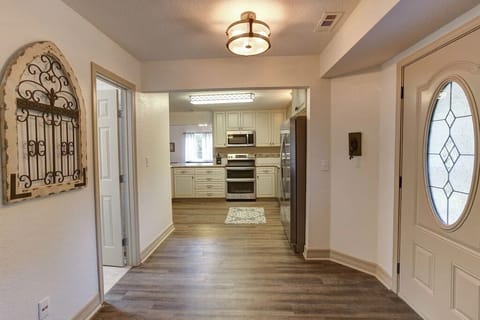 Looking into the Kitchen from the Main Living Room.