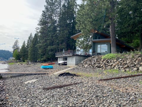 Over 250ft of private frontage.