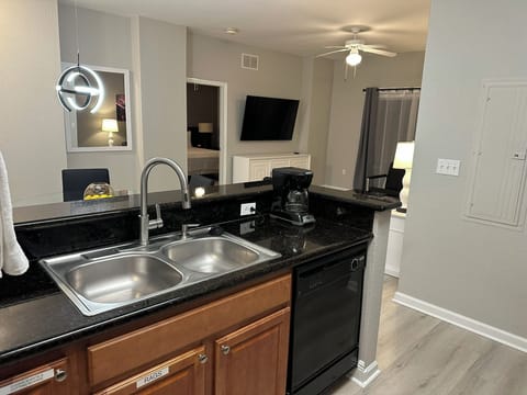 Kitchen picture #2. Notice the new faucet?