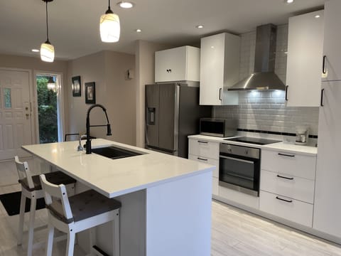 Granite Island and gourmet kitchen.  