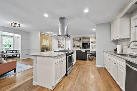 The kitchen is the new family room they say well this is perfect then