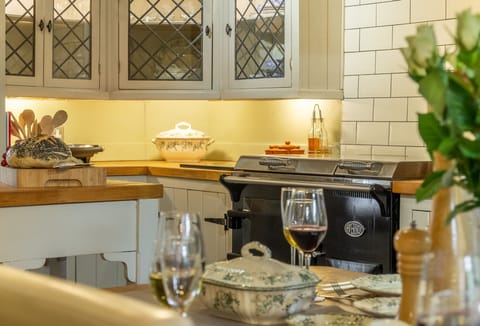 Ground floor: Large kitchen/dining room with range cooker