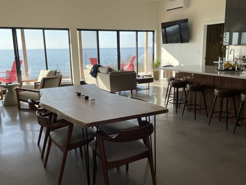 Modern open-concept living with oceanviews as far as the eye can see