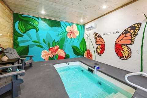 Welcome to Serenity Oasis - a heated indoor pool where memories are many and worries are few