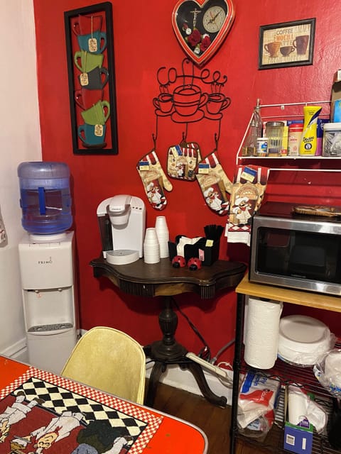 Kitchen with water dispenser