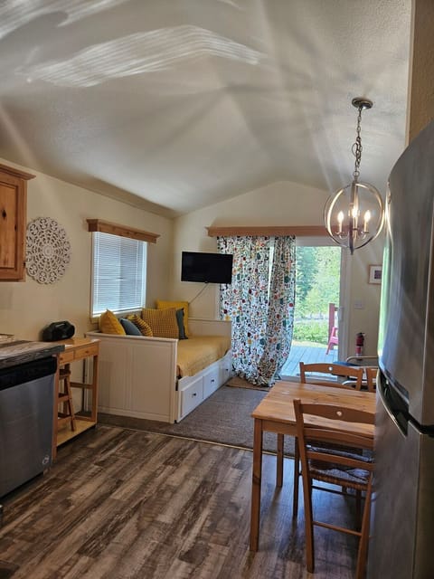 View into the living room.