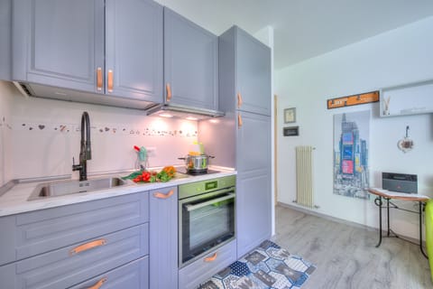 The well-stocked kitchen