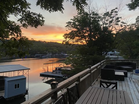 Sunrise from the deck