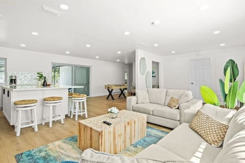 Open concept spacious living room / kitchen / entertainment area