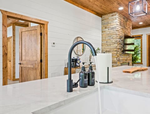 Natural light highlights the beautiful design details, creating a warm, inviting atmosphere throughout the space.