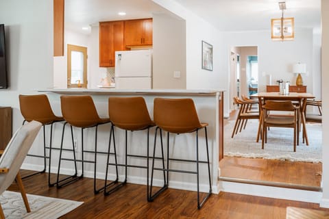 Open concept living, dining, and kitchen makes enjoying time together easy and comfortable