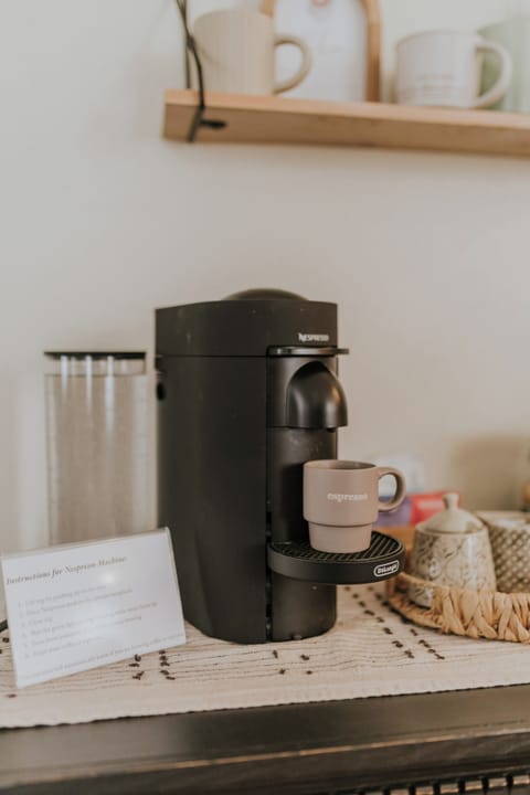 Guests love the Nespresso option with both espresso and coffee provided