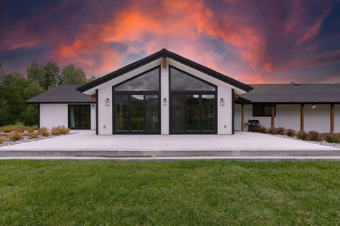 Large windows to take in the splendor of this 35-acre property