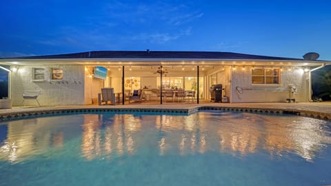 🌙 Under the stars, by the sea, our Florida beach house is the perfect place to let your worries drift away. 🏖️✨ #BeachNights #FloridaGetaway #StarrySkies 🌟🌊