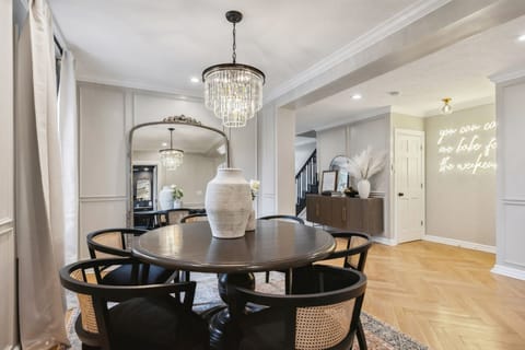 You can call us 'babe' for the weekend and enjoy our dining space.