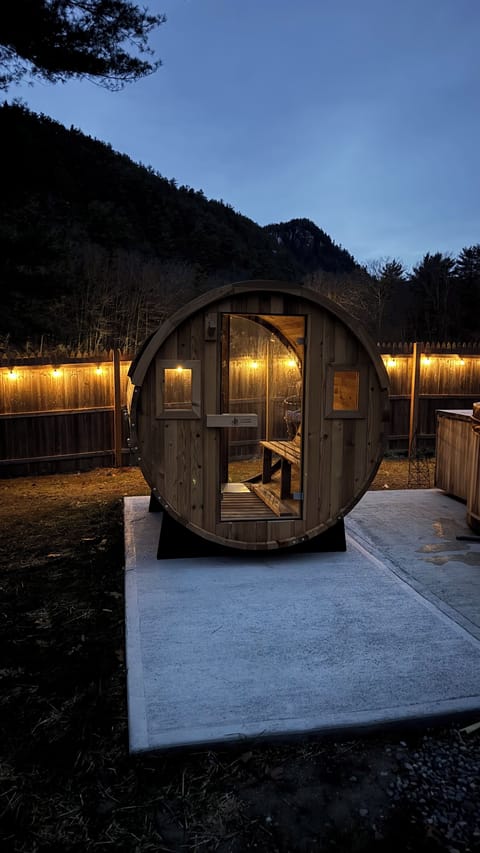 Outdoor sauna

