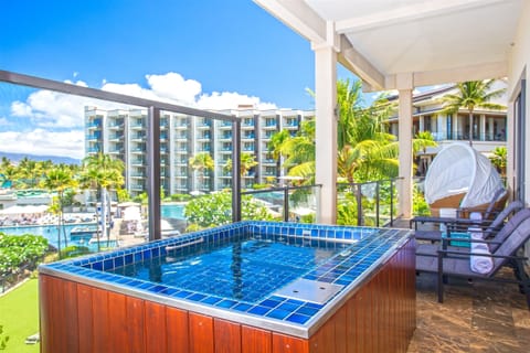 Savor ultimate relaxation in 803's personal Jacuzzi and views