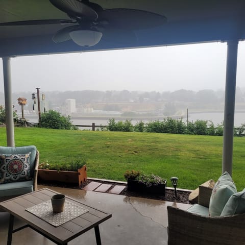 view of the Snake River from the front porch