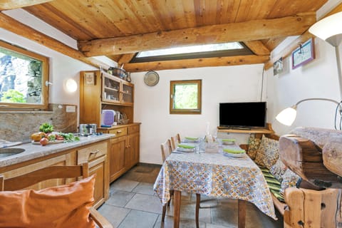 Kitchen and dining area