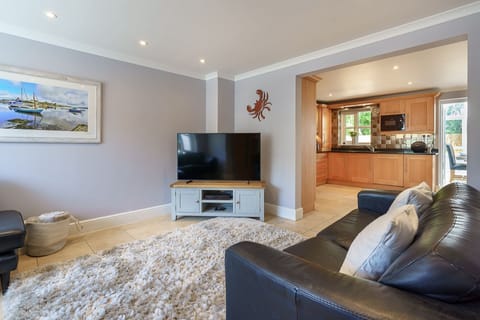 The living room at 1 Afon y Felin, Llyn Peninsula
