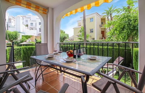 outside