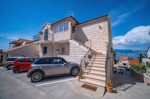 Parking and Stairs to our Penthouse Appartment