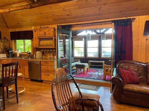 View to front porch from great room