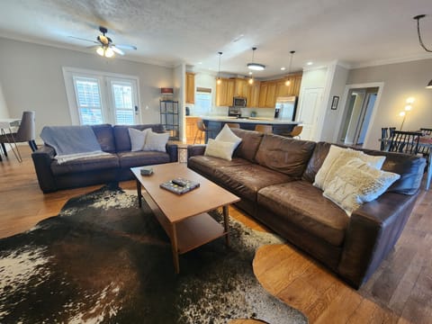 Stylish and comfortable with plenty of room to stretch out stay awhile.