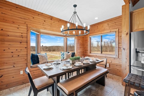 Enjoy good food & easy conversation around the inviting dining table.