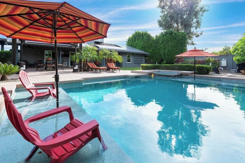 Pool with Lounge Chairs