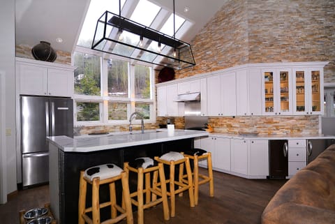 Large chef's kitchen