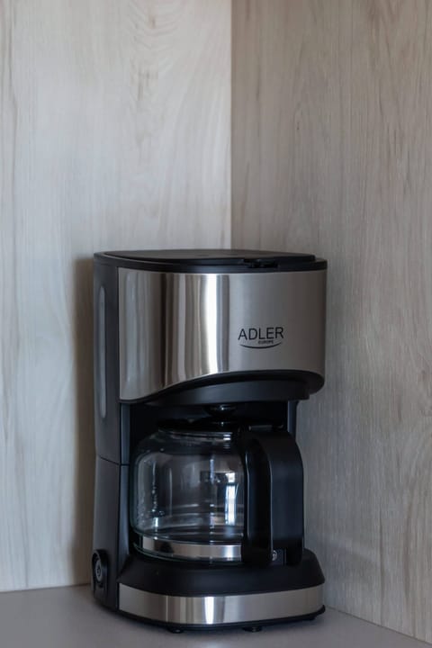 Coffee machine in the kitchenette.