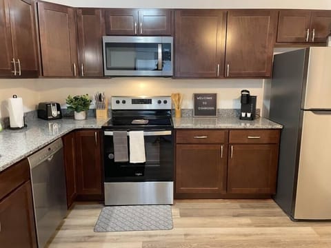 Granite Countertops and Stainless Steel Appliances