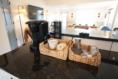 Cottage A Kitchen Coffee Station