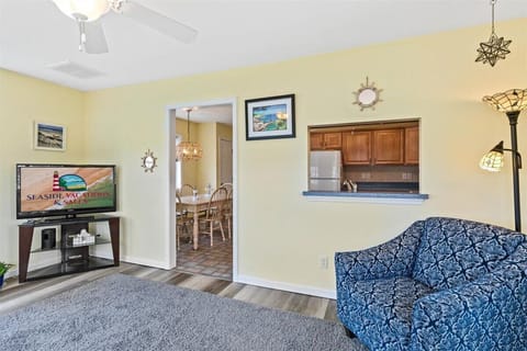 The Sunroom is just off the Kitchen.