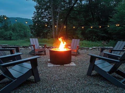 Cozy up by the fire 