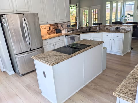 Space in the fridge and pantry for your food.